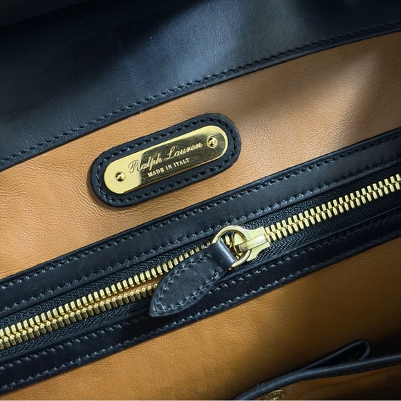 RARE Ralph Lauren Ricky 33 Limited Edition Seoul New York Canvas Leather Scarf - Picture 10 of 16